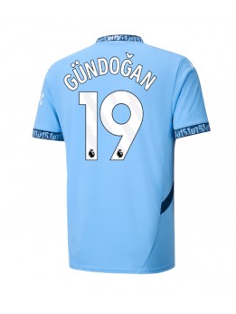 Billige Manchester City Ilkay Gundogan #19 Hjemmedrakt 2024-25 Kortermet